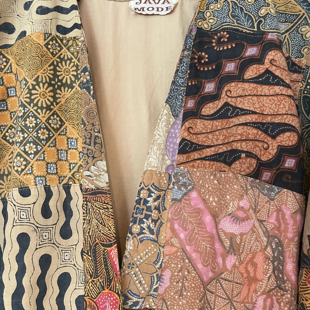 Artistic Patchwork Women's Blazer - image 3